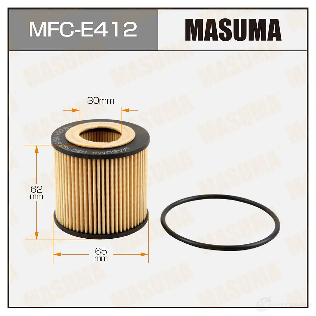 Фильтр масляный (вставка) MASUMA 4560116741120 1422884319 MFC-E412 QUWTO H