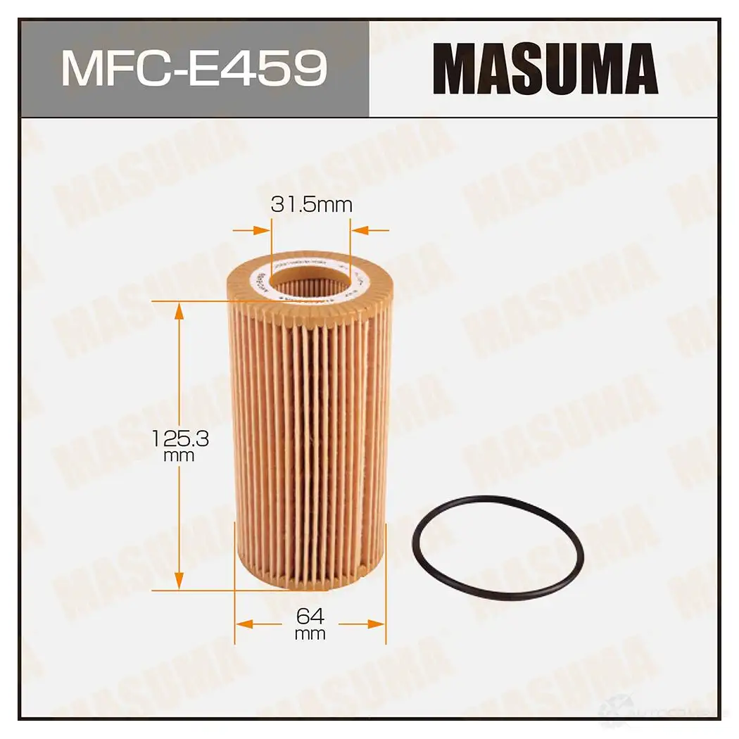 Фильтр масляный (вставка) MASUMA 1439698205 MFC-E459 0QE8L H изображение 0
