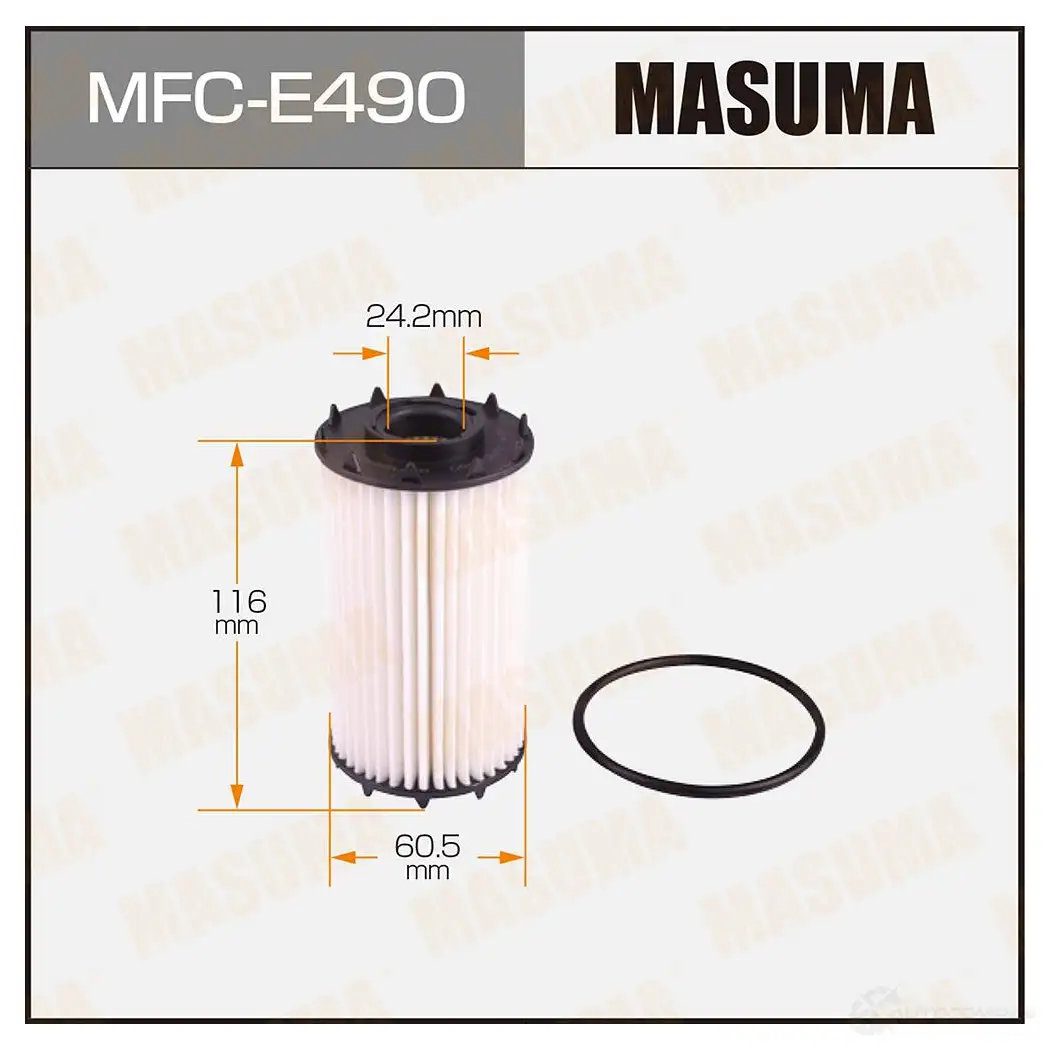 Фильтр масляный (вставка) MASUMA E4JR B9B MFC-E490 1439698212