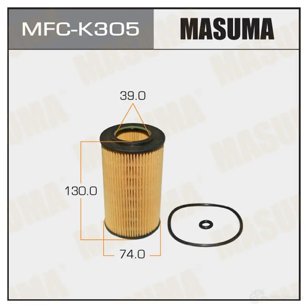 Фильтр масляный (вставка) MASUMA TS0W PV0 MFC-K305 1422884333 4560116741199 изображение 0