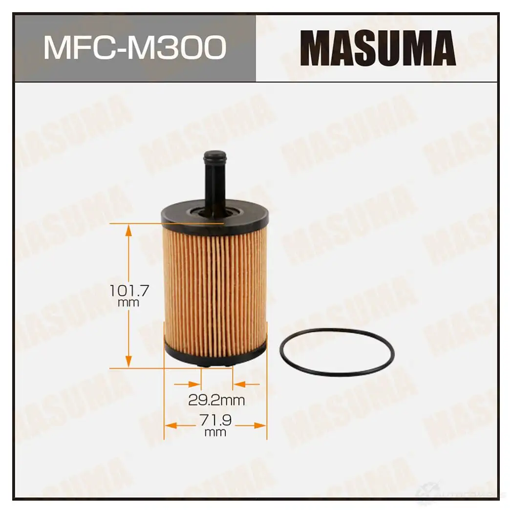 Фильтр масляный (вставка) MASUMA MFC-M300 4560116741113 1422884330 OA8 QN4 изображение 0
