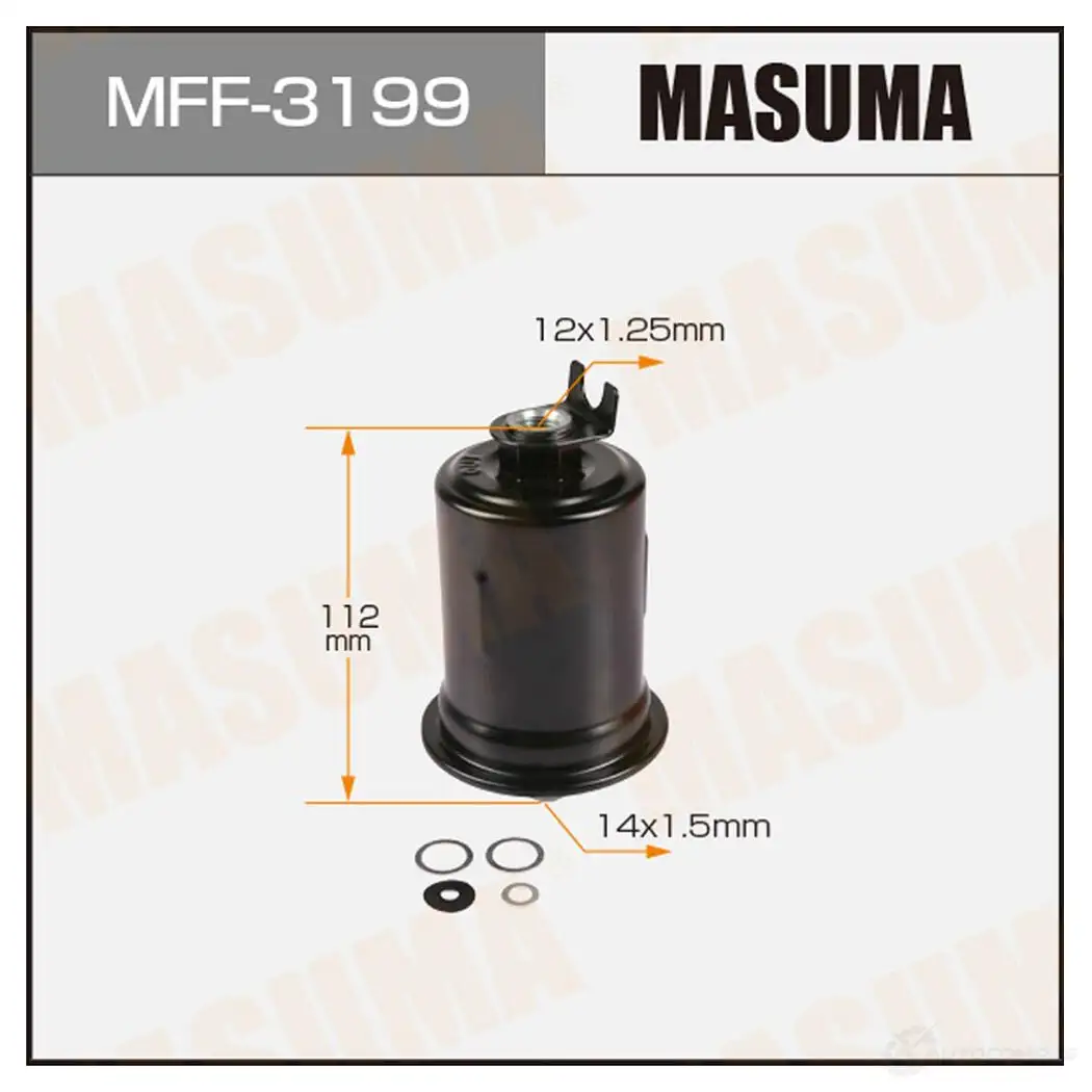 Фильтр топливный MASUMA MFF-3199 1422883949 4560116742400 1 FOVI2N изображение 0