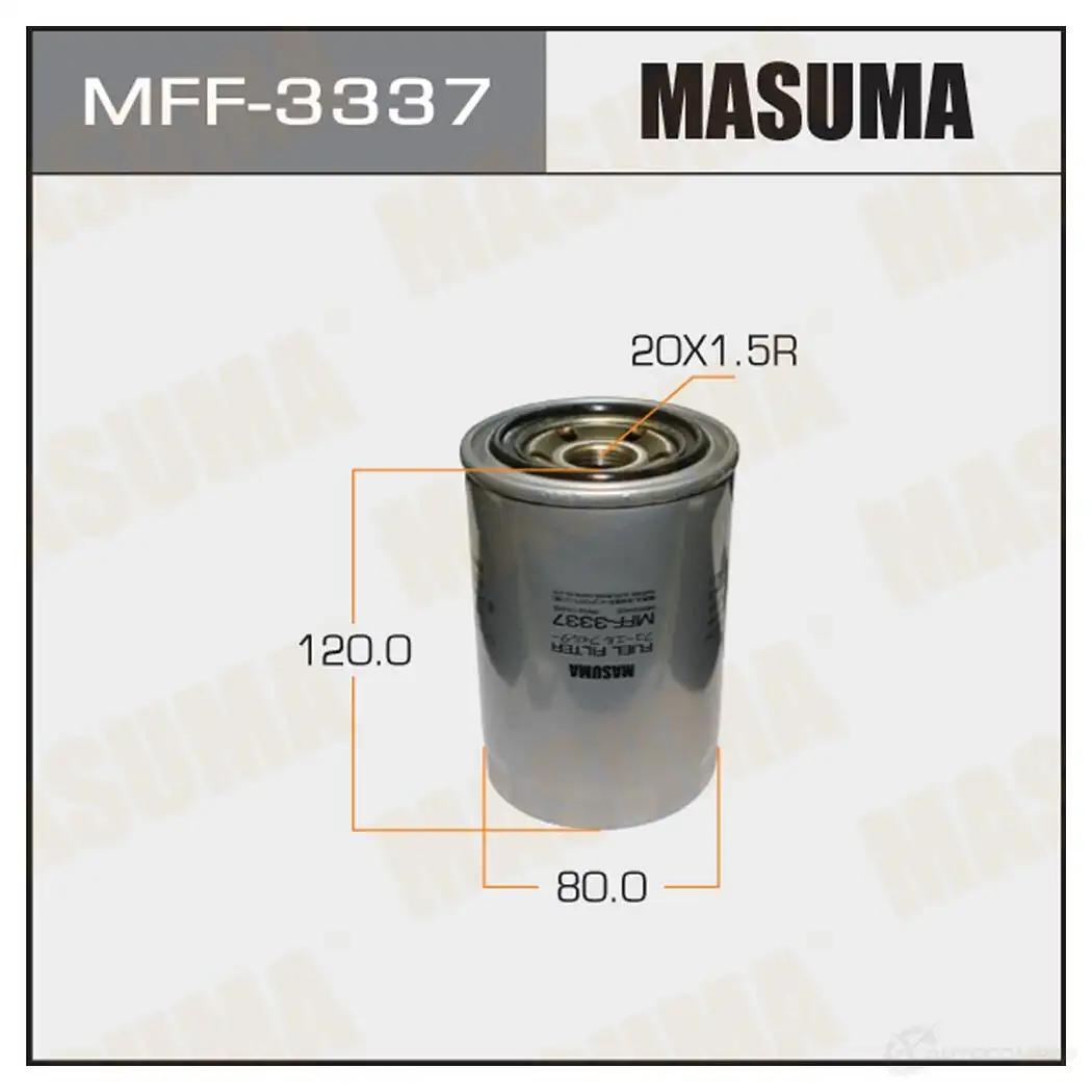 Фильтр топливный MASUMA Z5CDLI H 4560116740642 MFF-3337 1422883974 изображение 0
