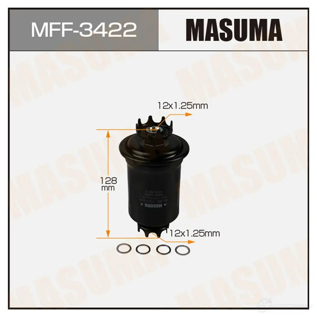 Фильтр топливный MASUMA U5 VPQ 4560116741496 MFF-3422 1422883969 изображение 0