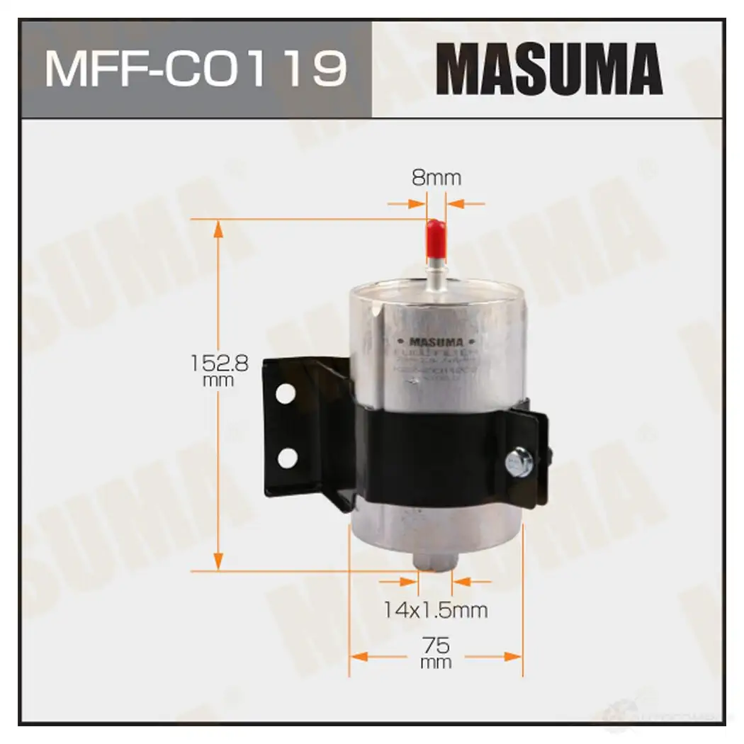 Фильтр топливный MASUMA MFF-C0119 1439698220 NZ A5P
