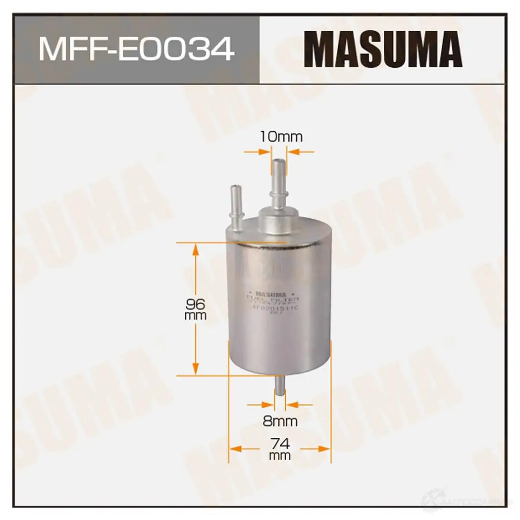 Фильтр топливный MASUMA DIJZ 9 MFF-E0034 4560116747467 1422884175 изображение 0