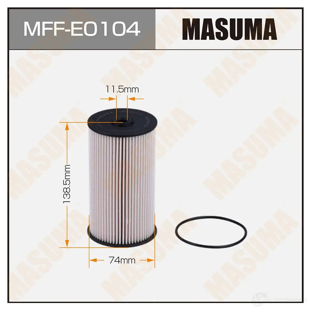 Фильтр топливный MASUMA 1439698237 K 325O MFF-E0104 изображение 0