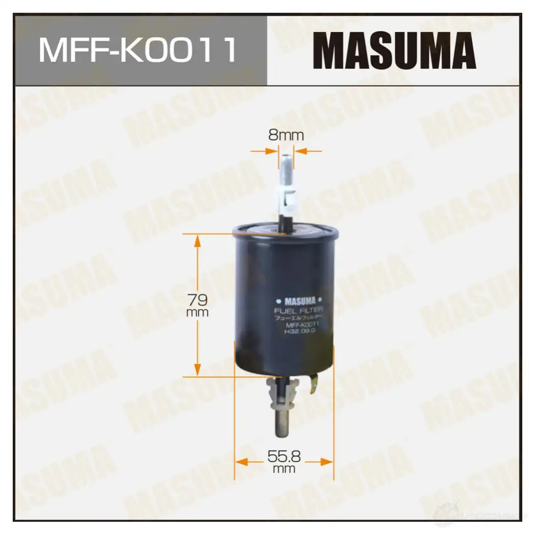 Фильтр топливный MASUMA MFF-K0011 1439698246 H 2D3NI