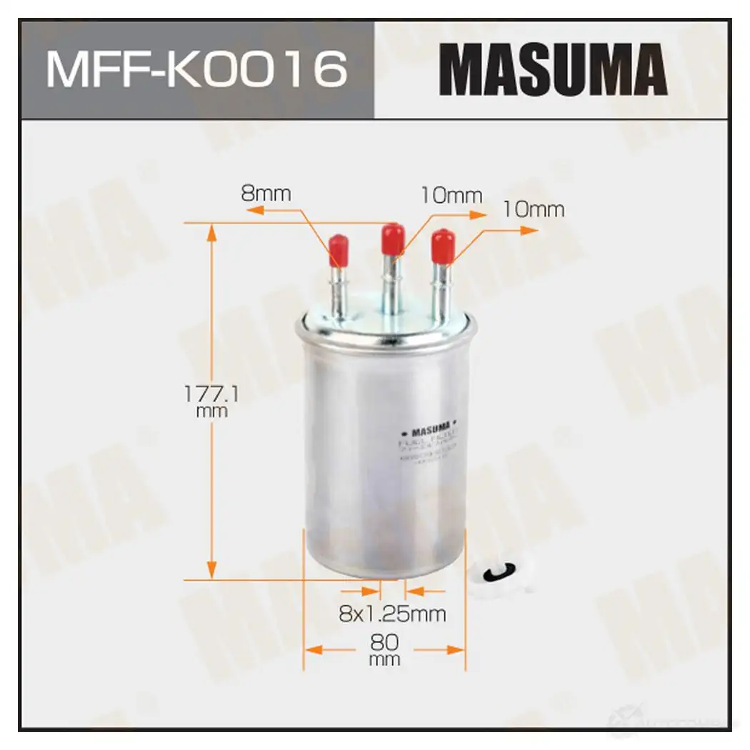 Фильтр топливный MASUMA 1439698249 MFF-K0016 ITT7X I