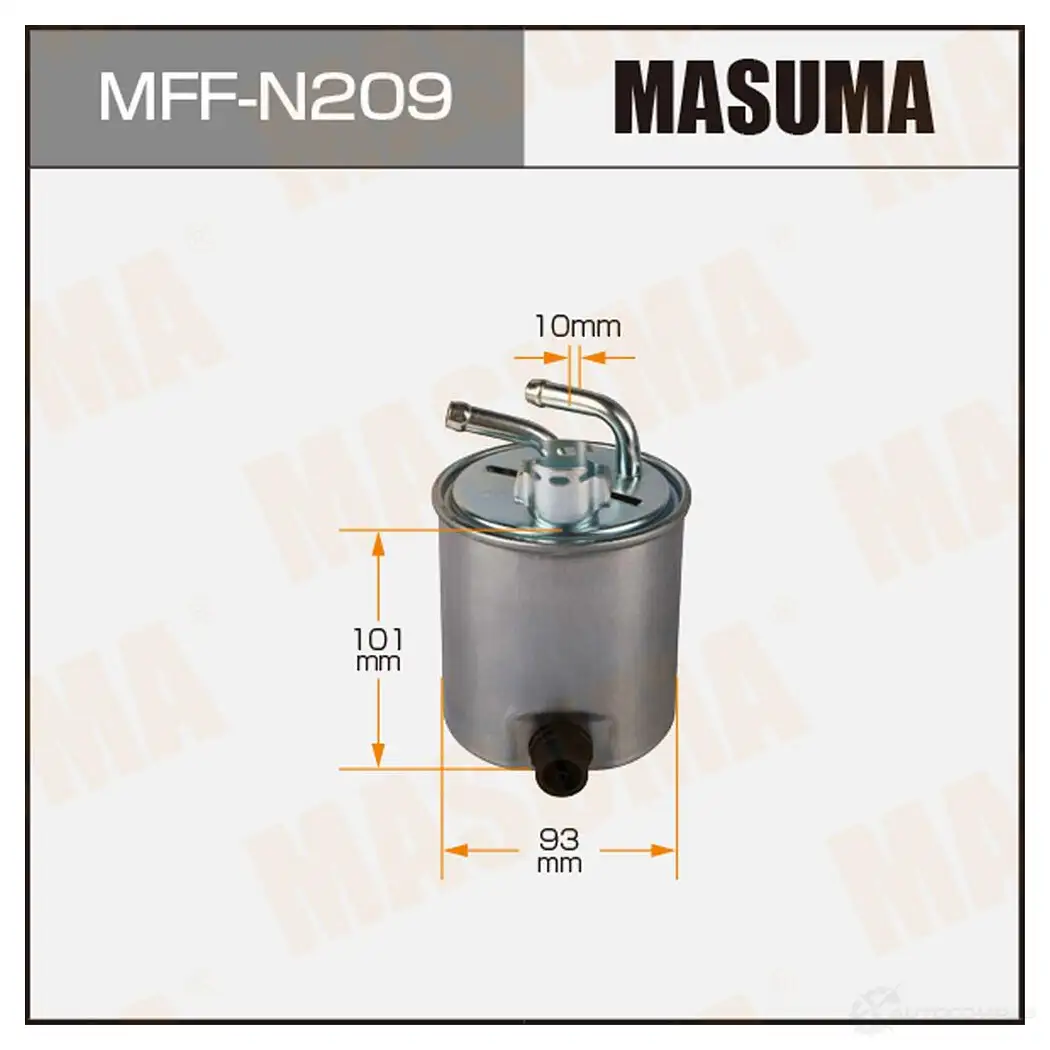 Фильтр топливный MASUMA 1422884149 4560116744718 MFF-N209 G1LEO U изображение 0