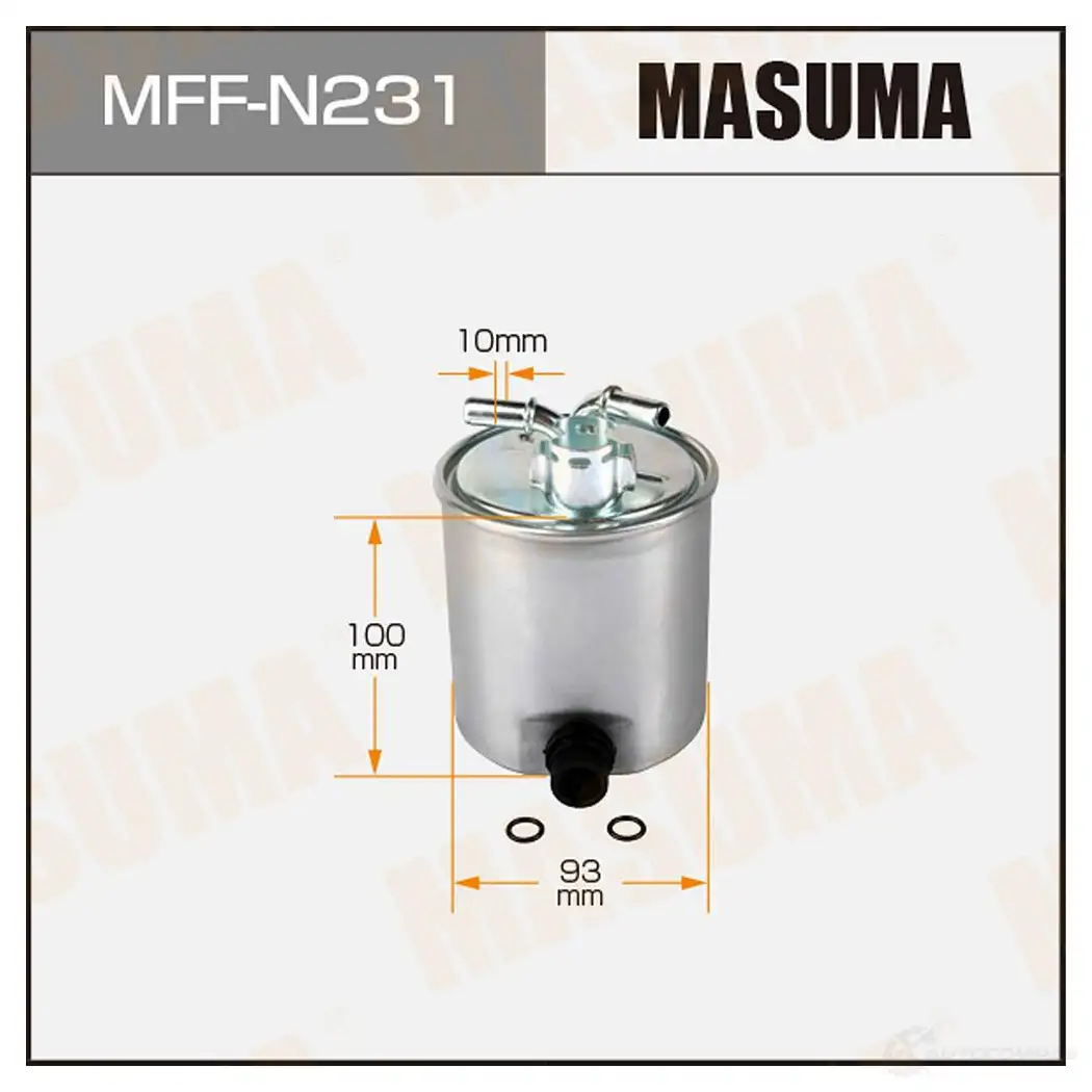 Фильтр топливный MASUMA MFF-N231 8V7 ML 4560116747566 1422883997 изображение 0