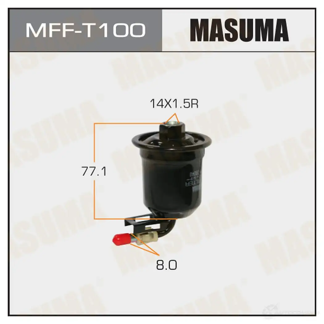 Фильтр топливный MASUMA MFF-T100 1422883989 Y RQD1 4560116741533 изображение 0