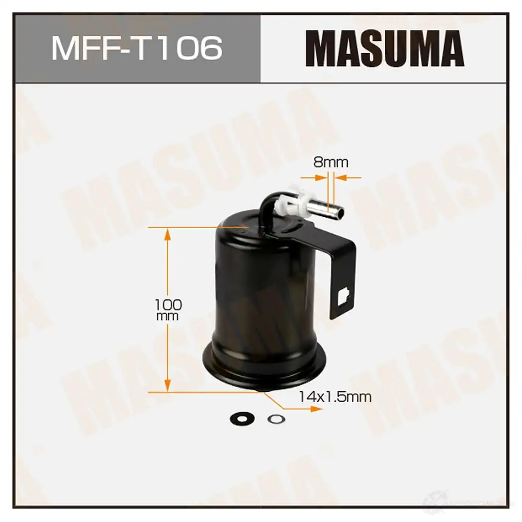 Фильтр топливный MASUMA BFEO H3 1422883983 MFF-T106 4560116742431 изображение 0