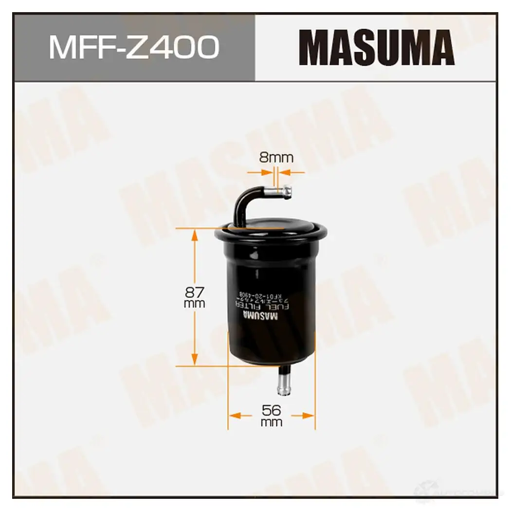 Фильтр топливный MASUMA MFF-Z400 1422884214 4560116742578 X8 LUPQ изображение 0