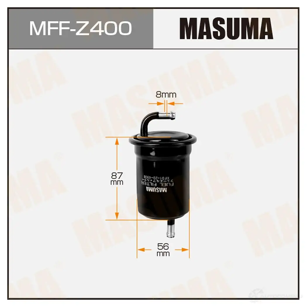 Фильтр топливный MASUMA MFF-Z400 1422884214 4560116742578 X8 LUPQ