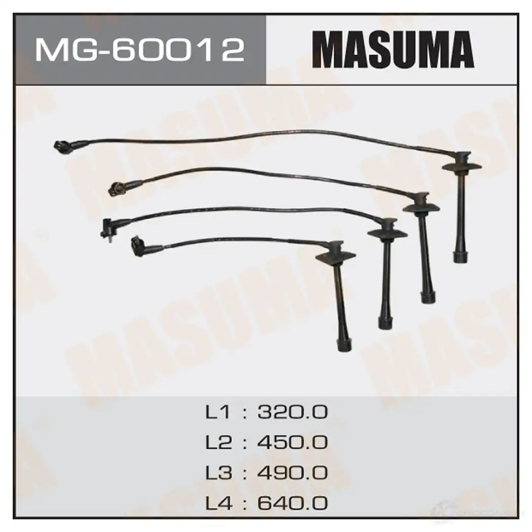 Провода высоковольтные (комплект) MASUMA MG-60012 1422887757 TX 6PV изображение 0