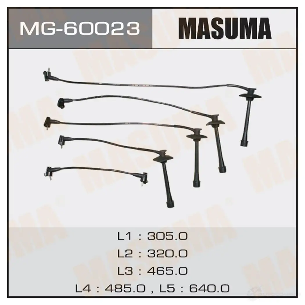 Провода высоковольтные (комплект) MASUMA 1422887754 CK46 8E4 MG-60023 изображение 0
