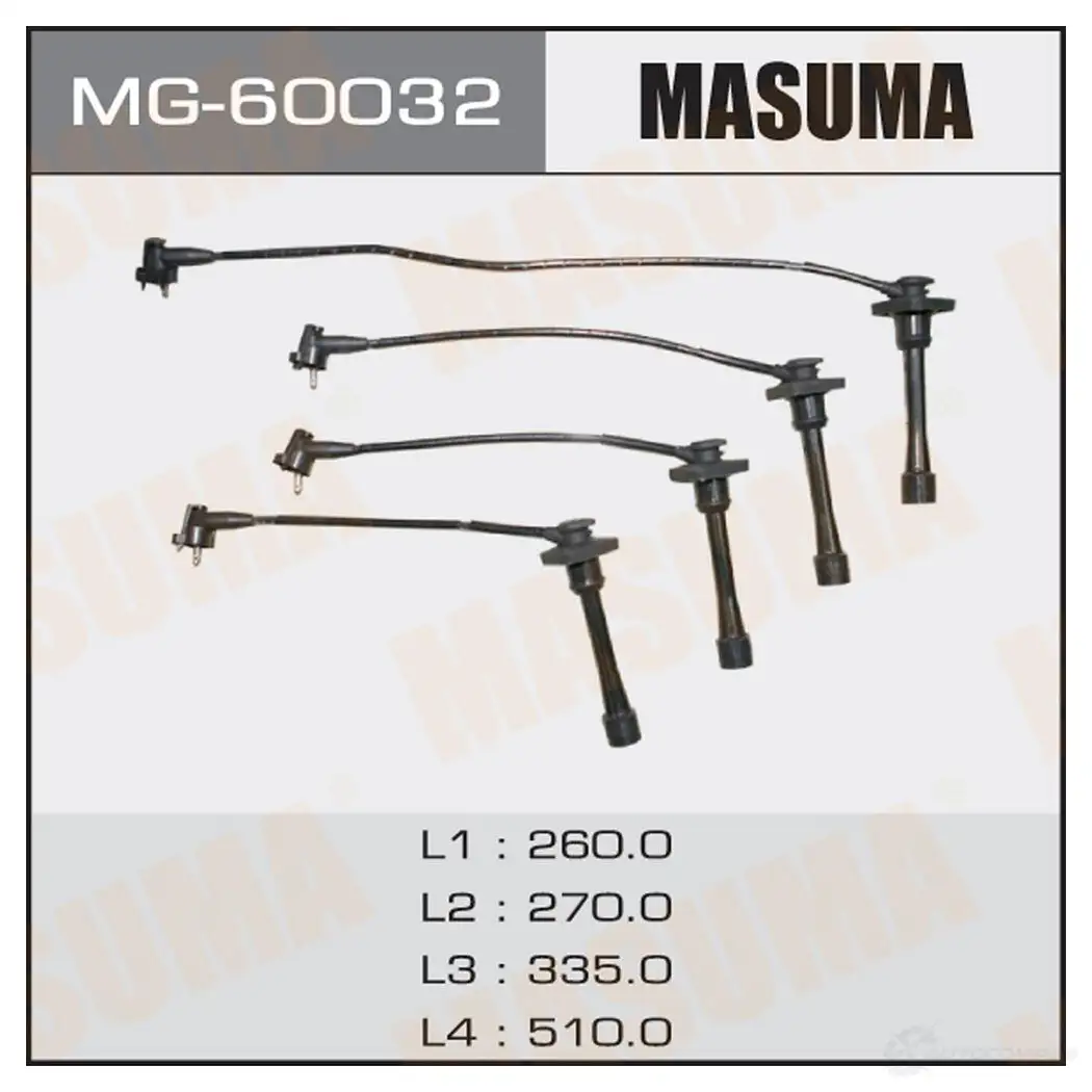 Провода высоковольтные (комплект) MASUMA JZ0 76Q 1422887751 MG-60032 изображение 0