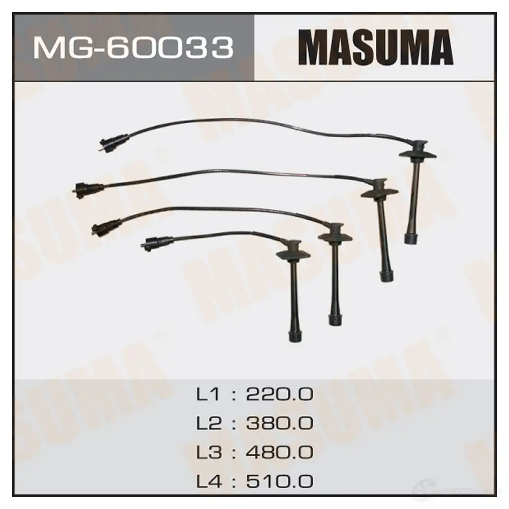 Провода высоковольтные (комплект) MASUMA 86 0QY1S MG-60033 1422887750 изображение 0