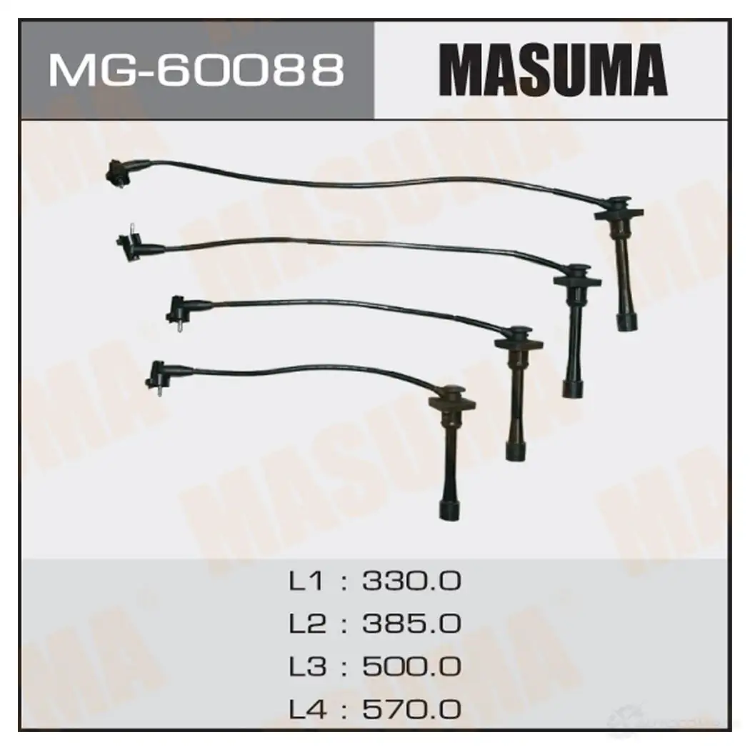 Провода высоковольтные (комплект) MASUMA MG-60088 1T4W D 1422887772 изображение 0
