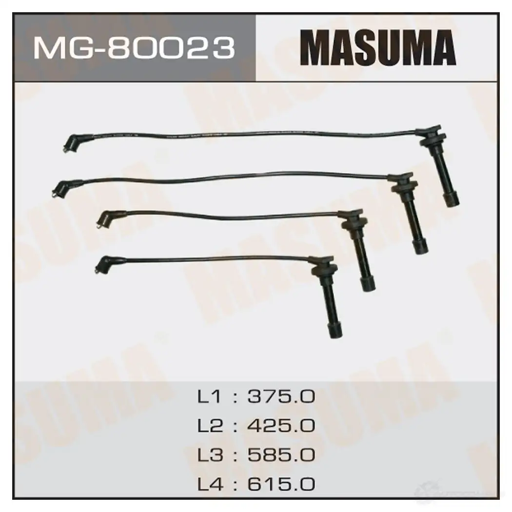 Провода высоковольтные (комплект) MASUMA 1422887766 BC1 NSO MG-80023 изображение 0