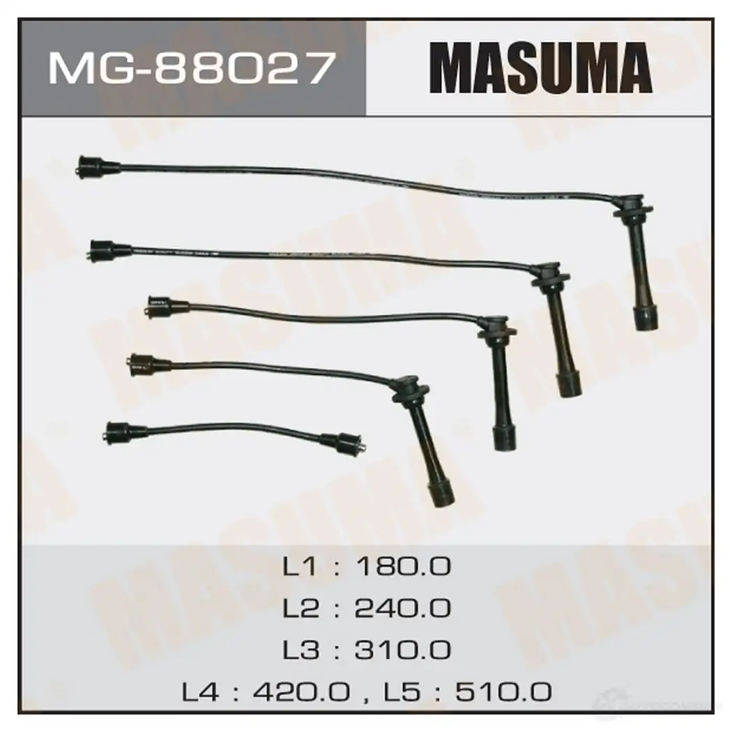 Провода высоковольтные (комплект) MASUMA 1422887651 BV GJCY MG-88027 изображение 0