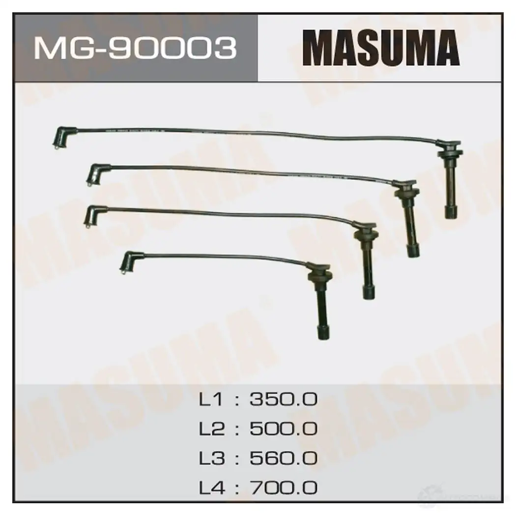 Провода высоковольтные (комплект) MASUMA C HHZY7H MG-90003 1422887648 изображение 0