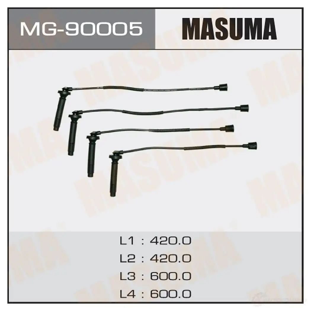 Провода высоковольтные (комплект) MASUMA 1422887646 4AM 5G MG-90005 изображение 0