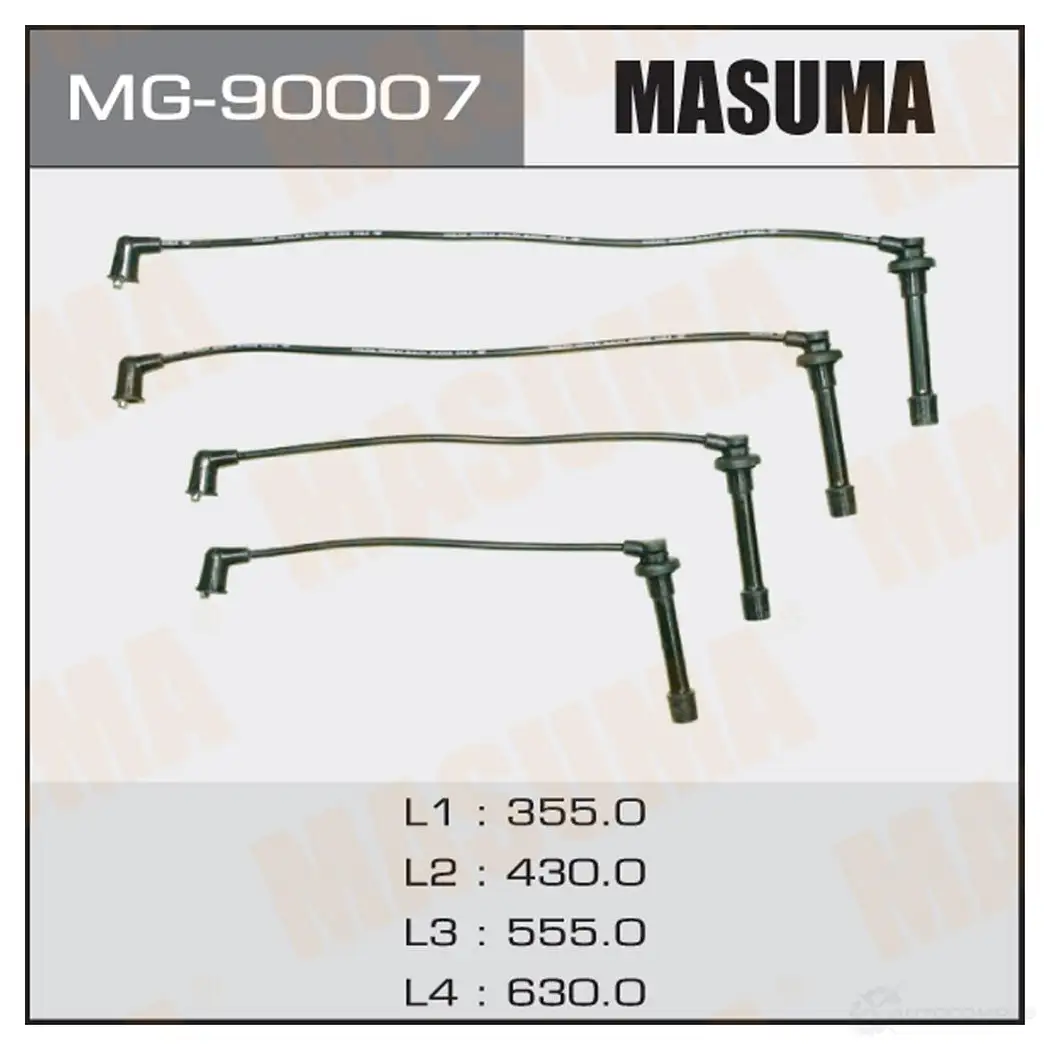 Провода высоковольтные (комплект) MASUMA 1422887722 MG-90007 647L J34 изображение 0
