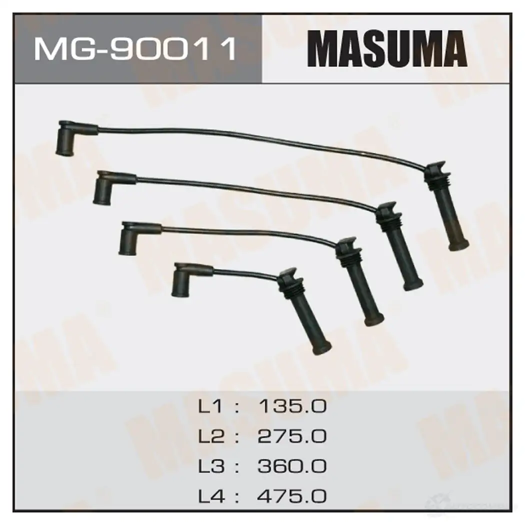 Провода высоковольтные (комплект) MASUMA XJ ZIPG9 MG-90011 1422887642 изображение 0