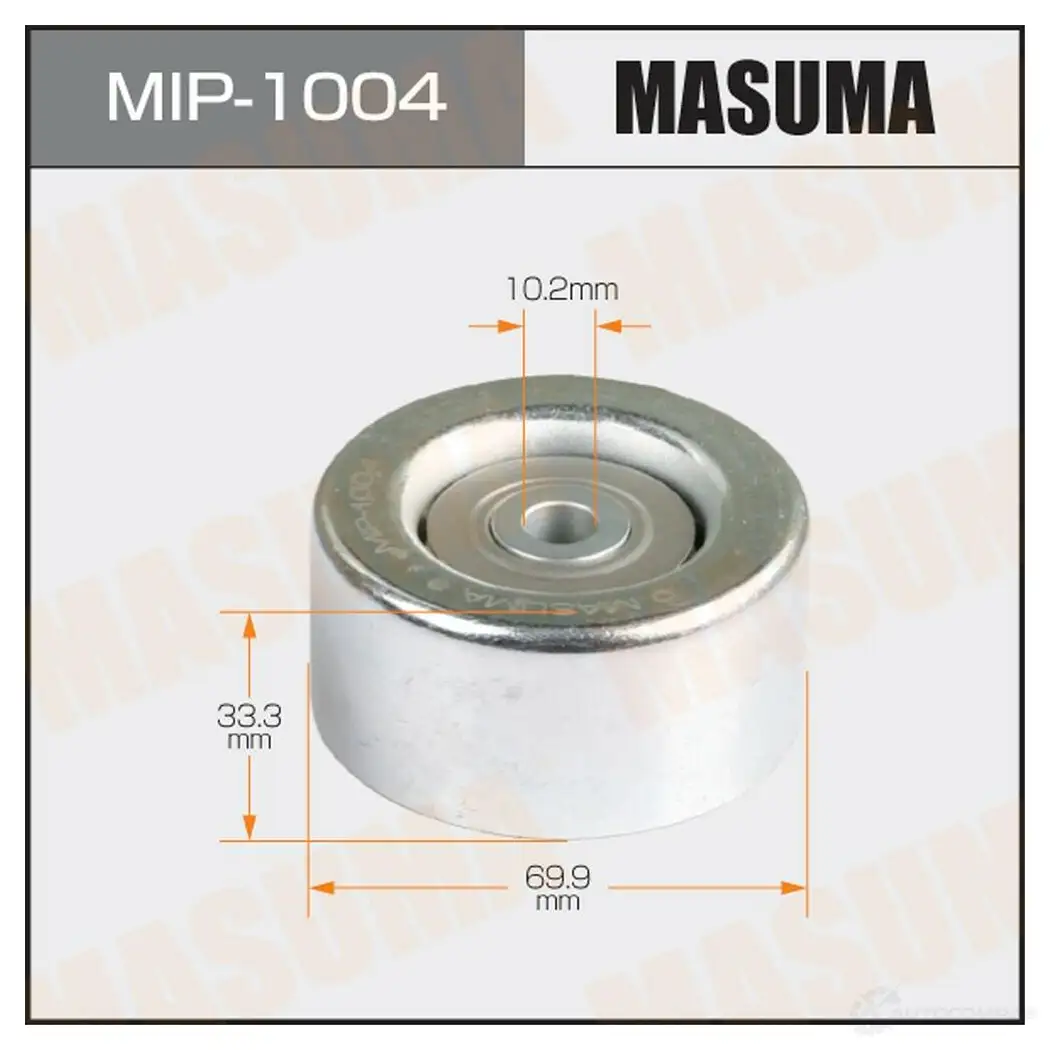 Ролик обводной приводного ремня MASUMA MIP-1004 39HW 2O 1422887888 изображение 0