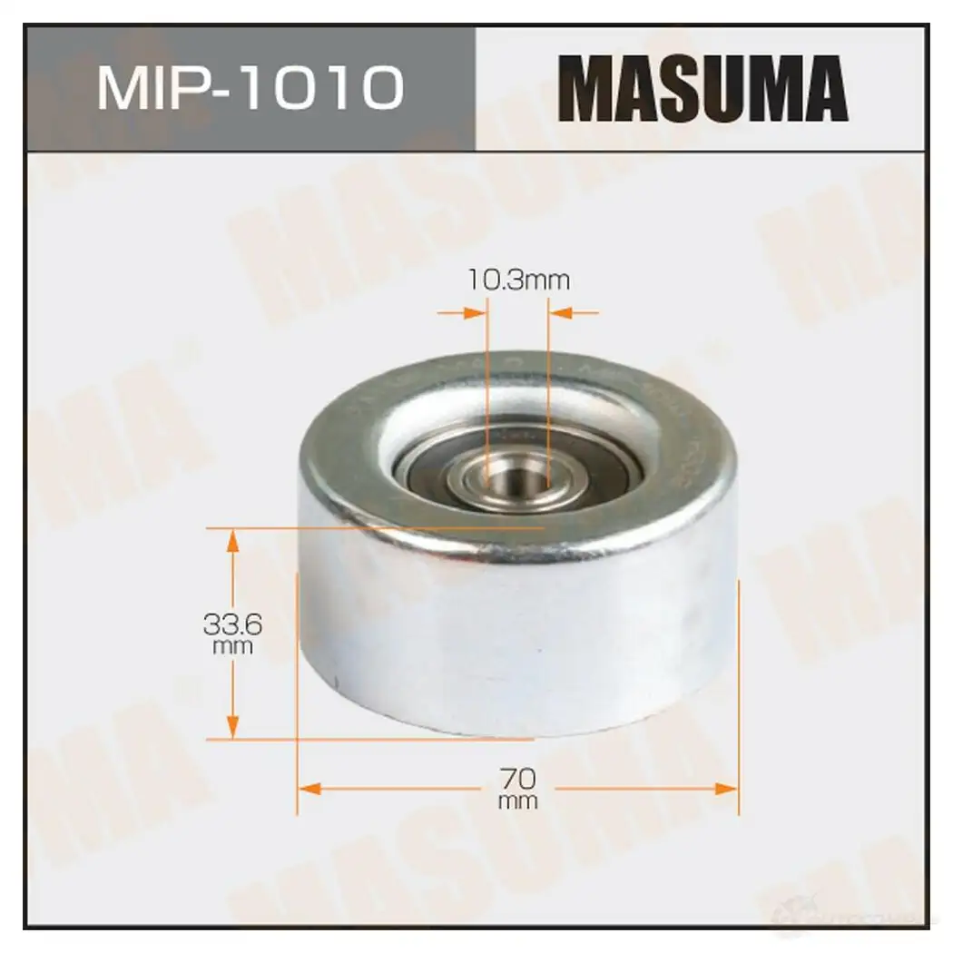 Ролик натяжителя приводного ремня MASUMA 6M6 YSD MIP-1010 1422887827 изображение 0