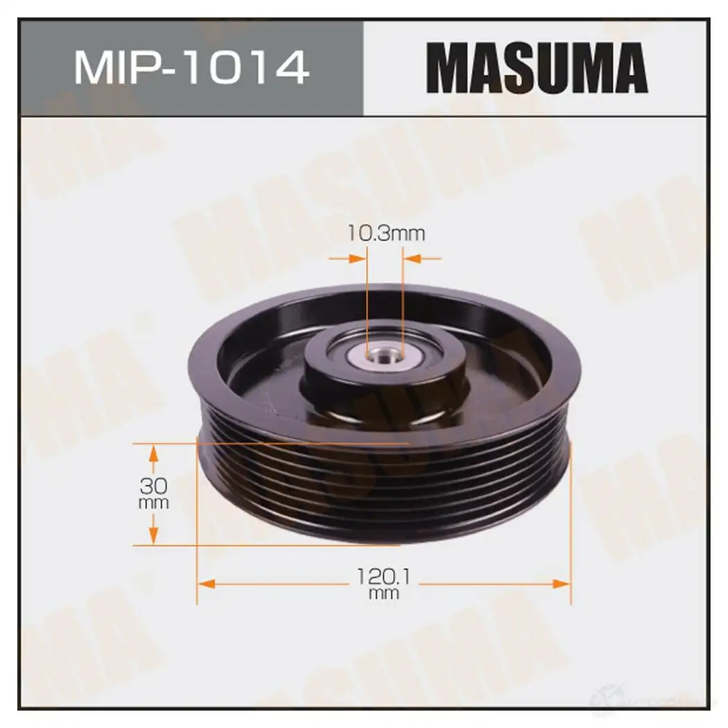 Ролик обводной приводного ремня MASUMA MIP-1014 1439698355 M8JP EWN изображение 0