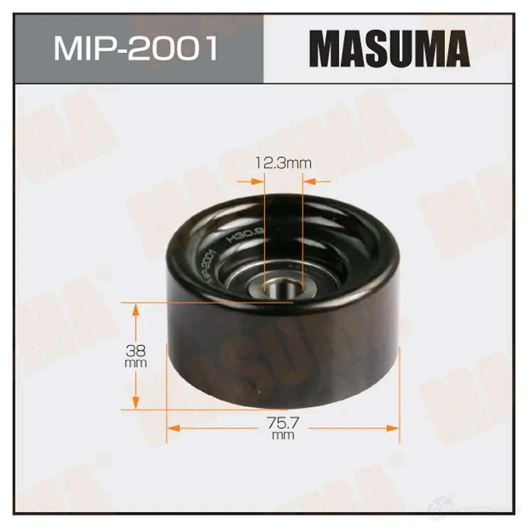 Ролик обводной приводного ремня MASUMA MIP-2001 R EP4N 1422887824 изображение 0