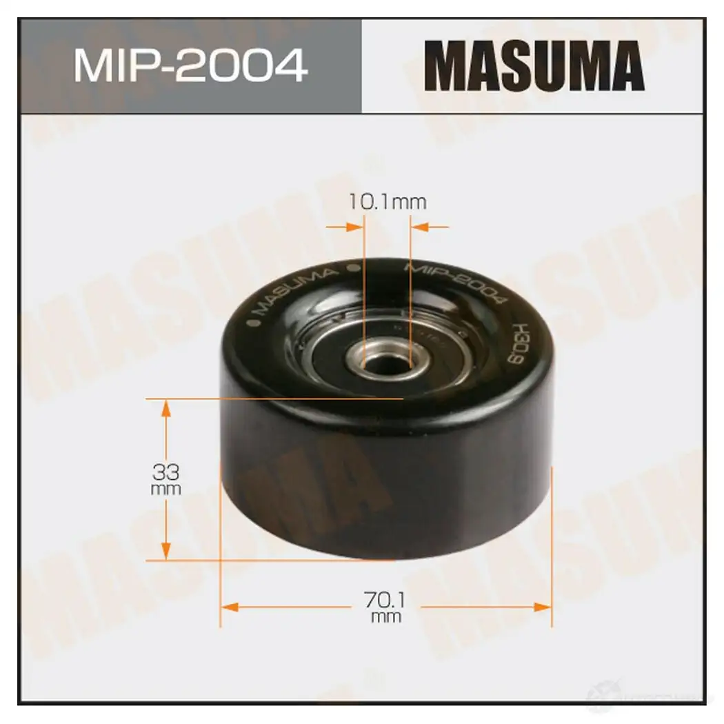 Ролик натяжителя приводного ремня MASUMA MIP-2004 1422887821 LO16 C изображение 0