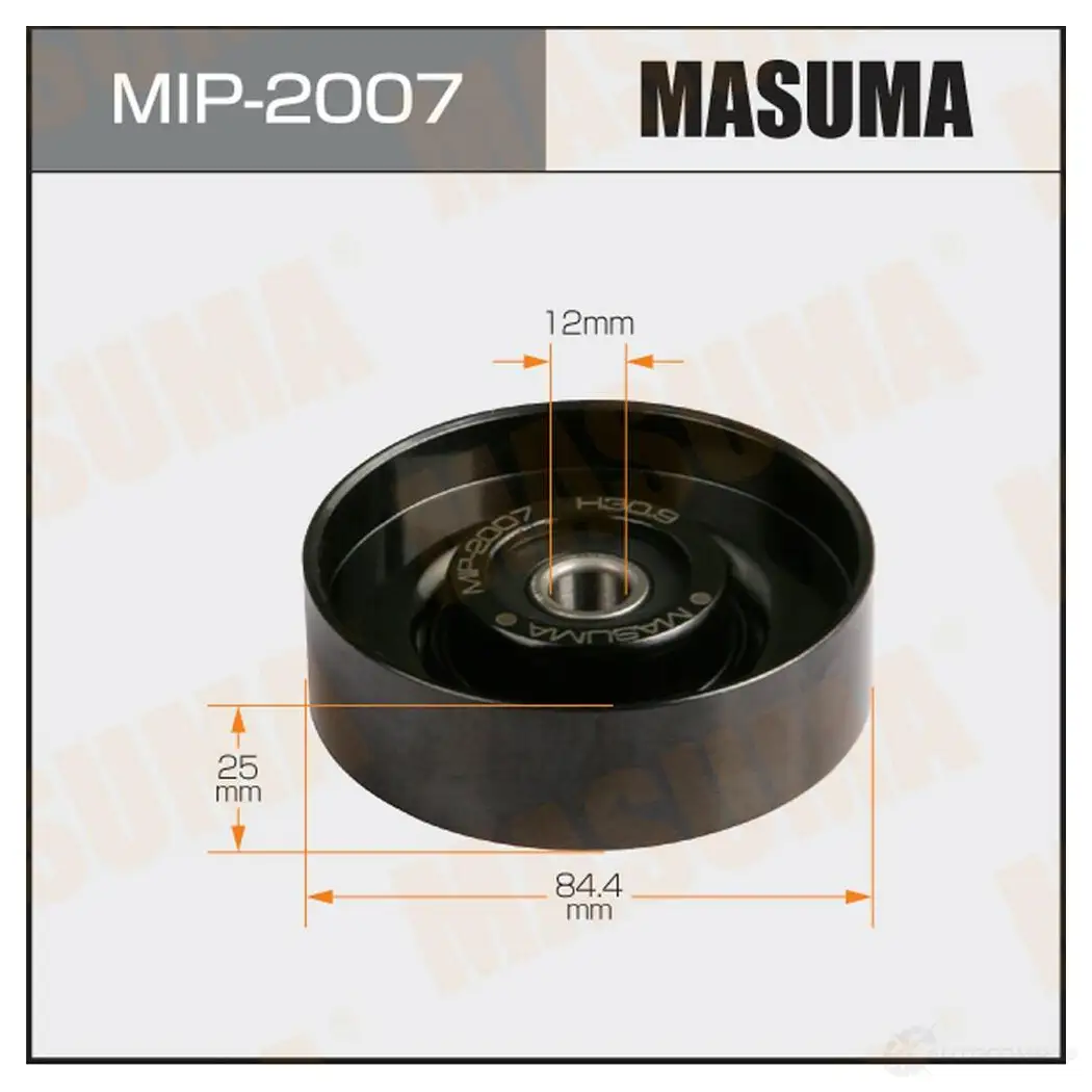 Ролик натяжителя приводного ремня MASUMA 1422887818 MIP-2007 XE9LX D изображение 0