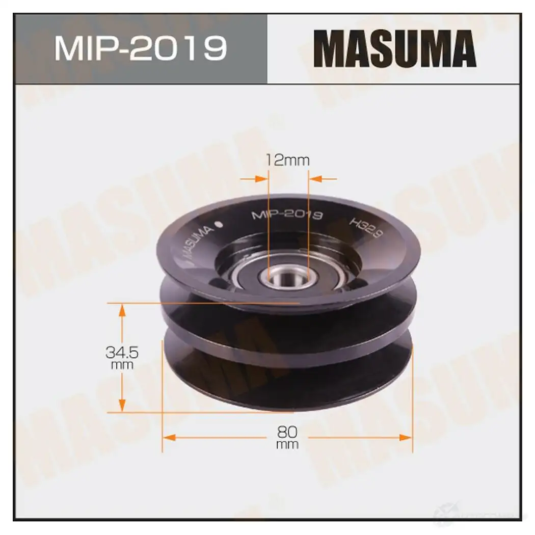 Ролик натяжителя ремня привода навесного оборудования MASUMA 1439698375 F1Z7L Z0 MIP-2019 изображение 0