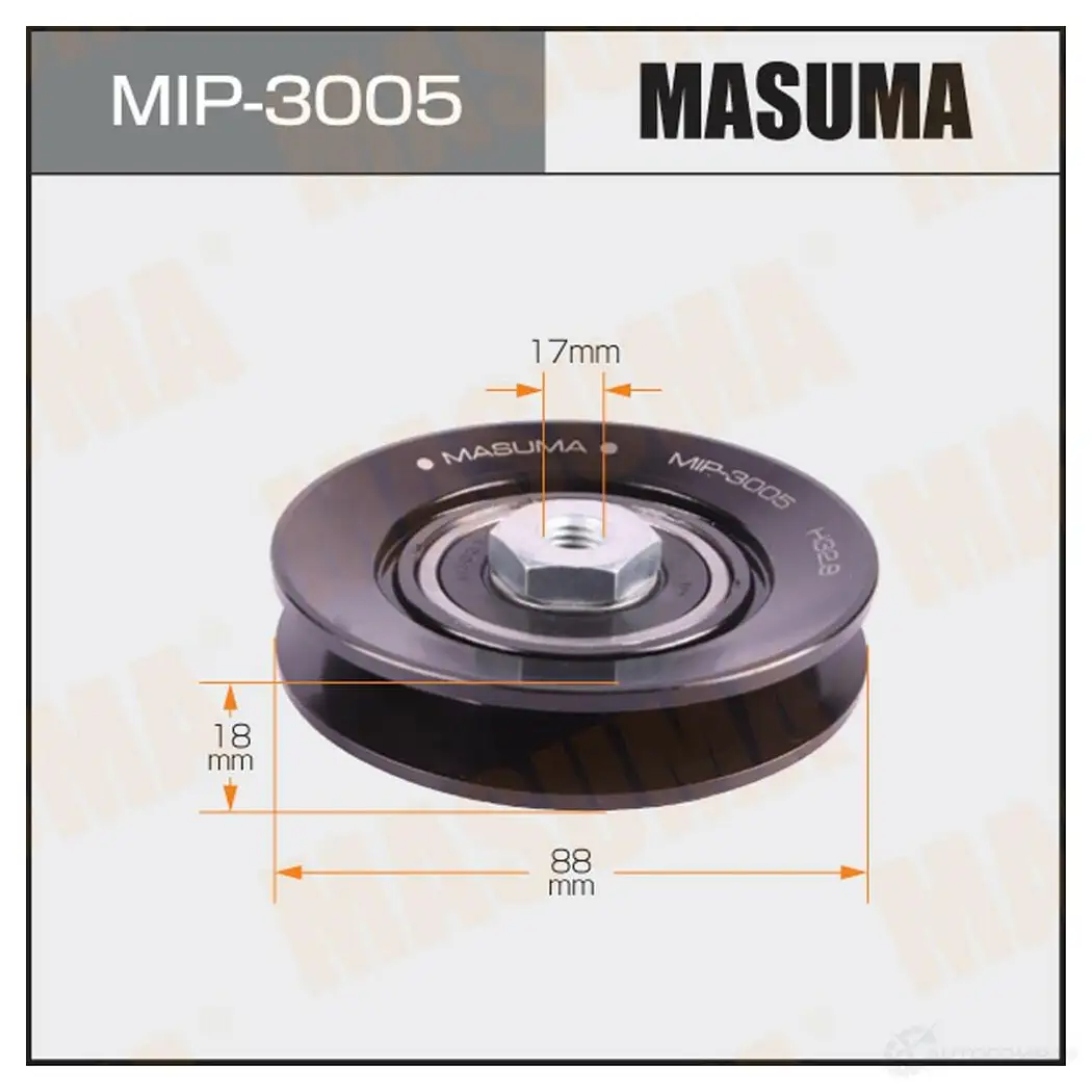 Ролик натяжителя приводного ремня MASUMA MIP-3005 FPH AR 1439698381 изображение 0