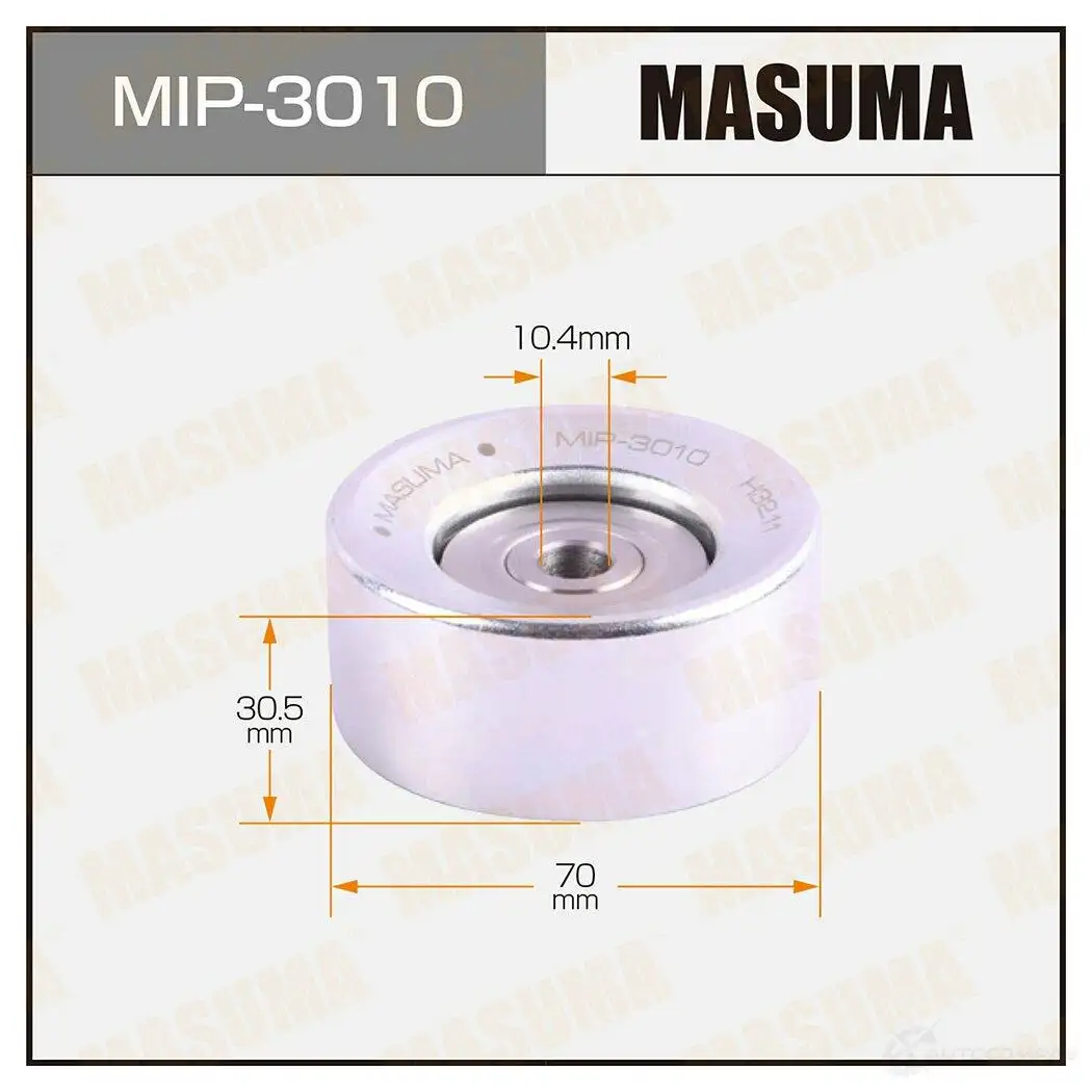 Ролик обводной приводного ремня MASUMA 1439698385 BXR 77 MIP-3010 изображение 0
