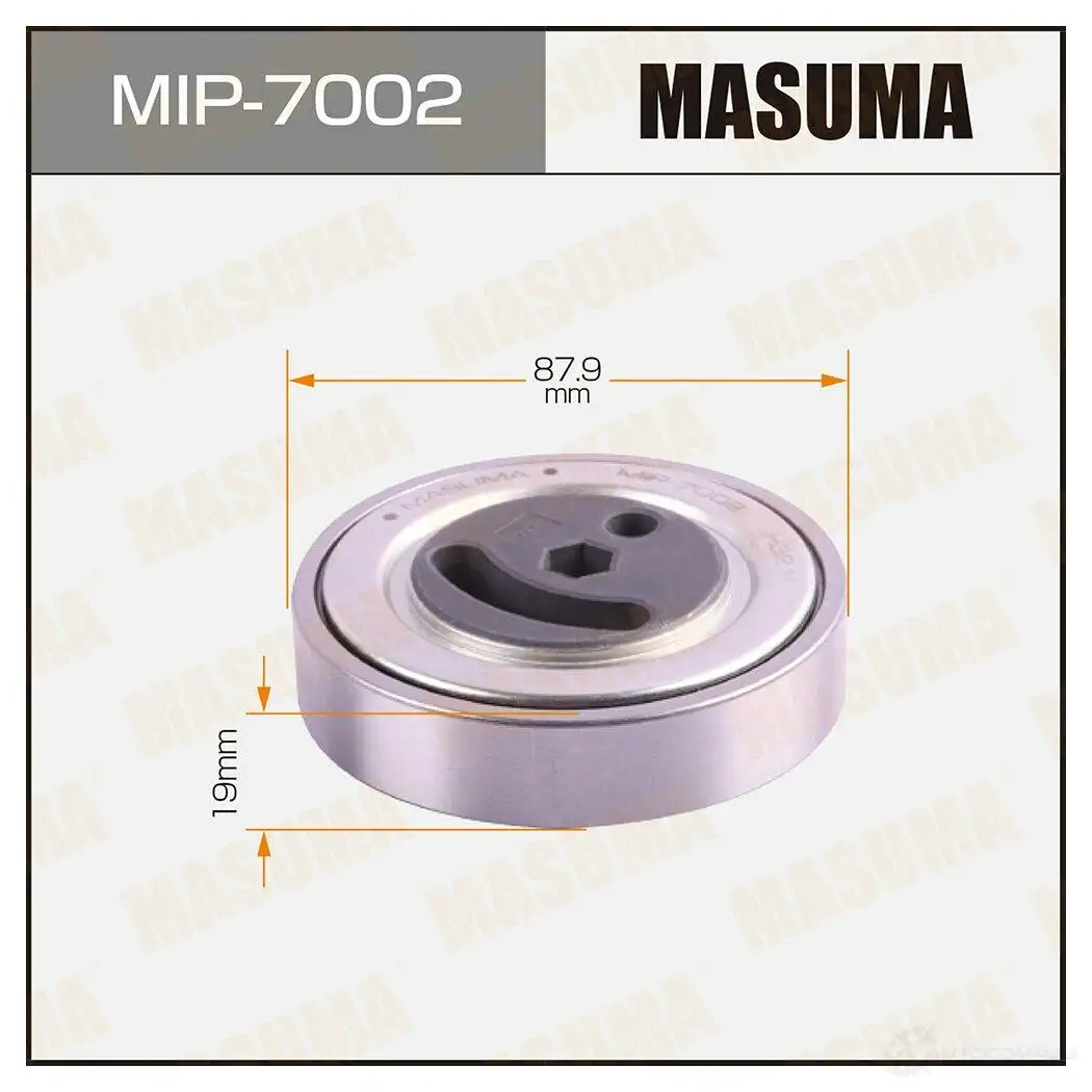 Ролик натяжителя приводного ремня MASUMA MIP-7002 1439698402 T E3TR изображение 0