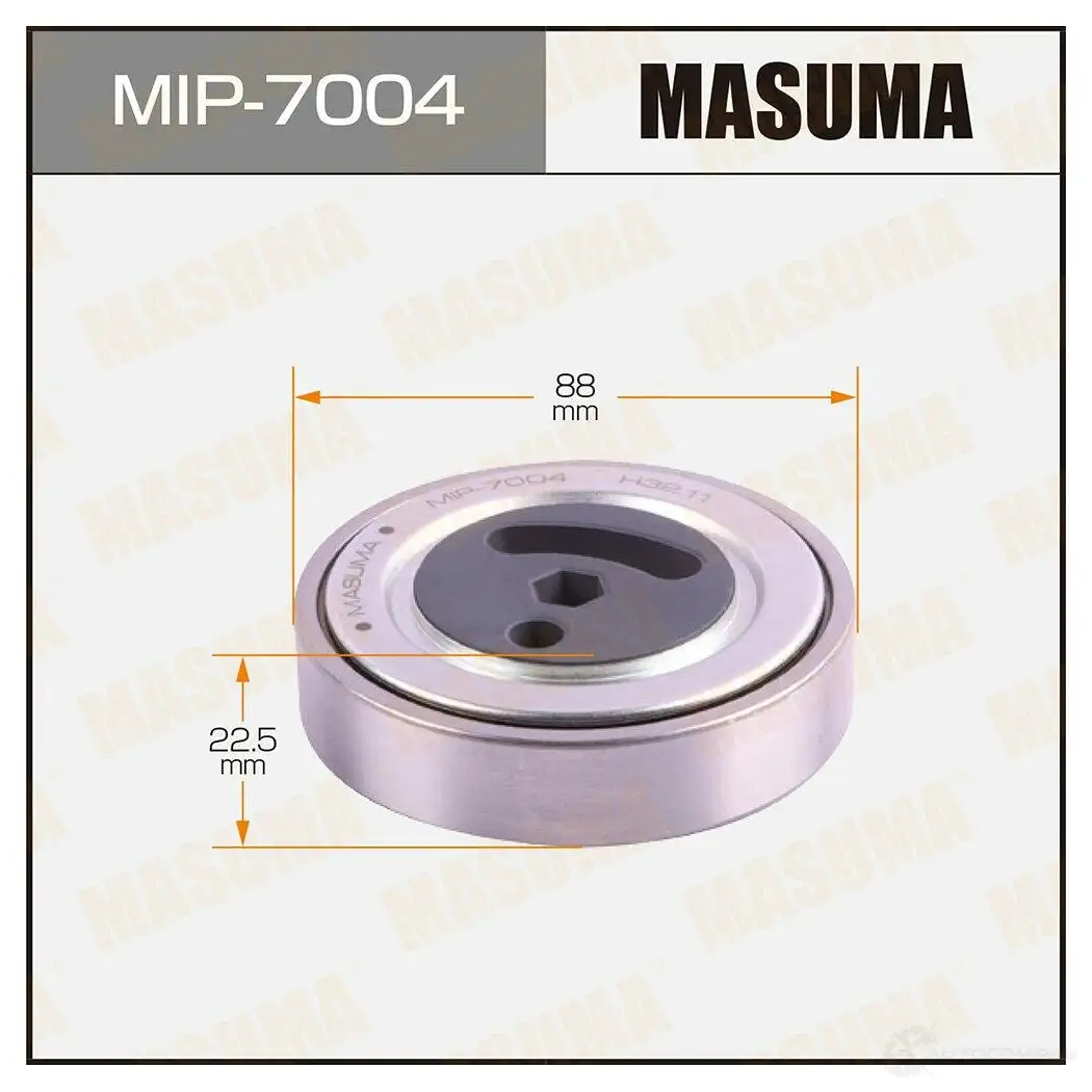 Ролик натяжителя приводного ремня MASUMA 1439698404 MIP-7004 TLV4WR Z изображение 0