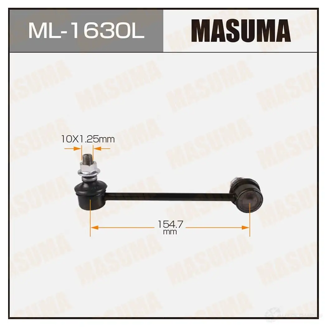 Стойка (линк) стабилизатора MASUMA 3 QDFF9 1422878831 ML-1630L изображение 0