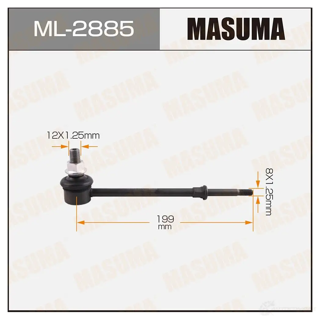 Стойка (линк) стабилизатора MASUMA 1422882858 ML-2885 R YA1J изображение 0