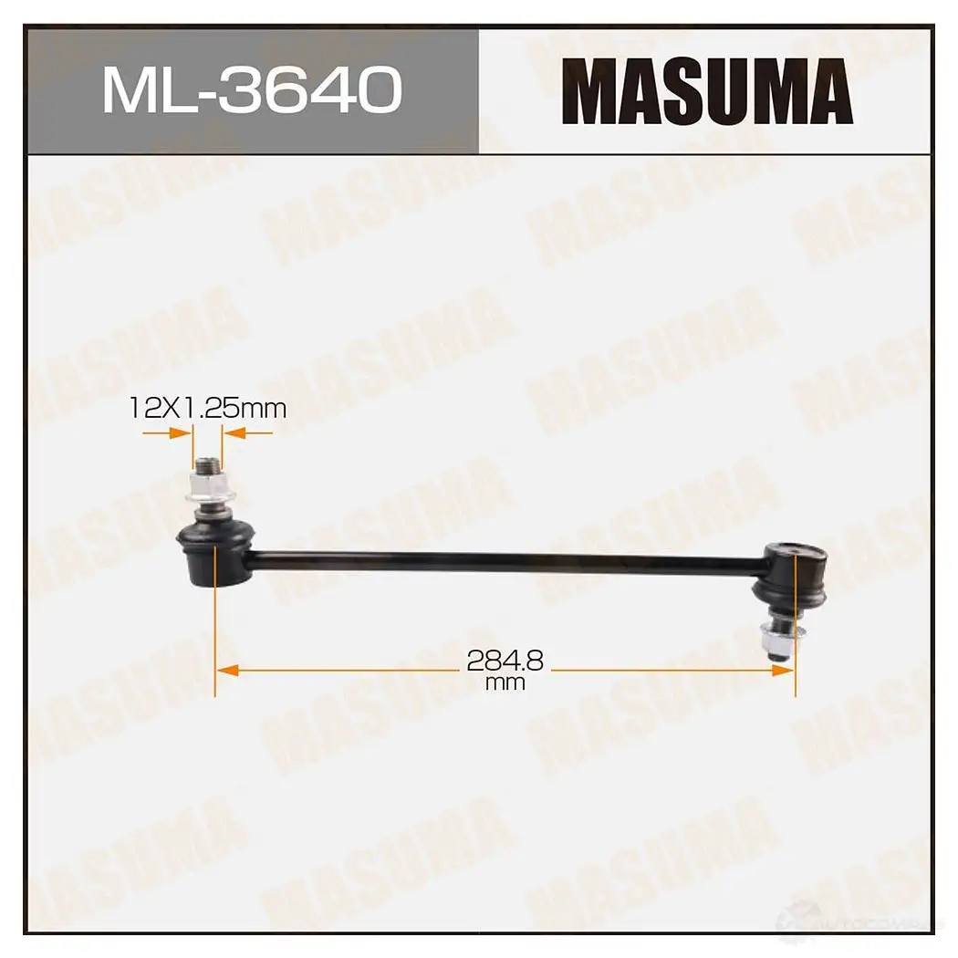 Стойка (линк) стабилизатора MASUMA ILY 73 1422882888 ML-3640 изображение 0