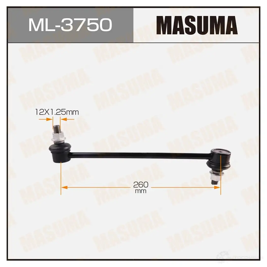Стойка (линк) стабилизатора MASUMA QX3 0A 1422882885 ML-3750 изображение 0