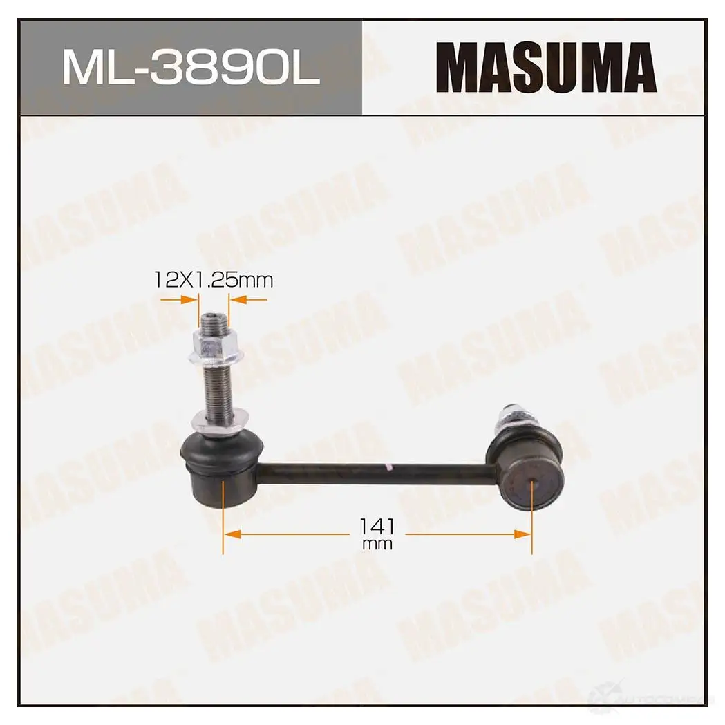Стойка (линк) стабилизатора MASUMA ML-3890L SKD U4A 1422882882 изображение 0
