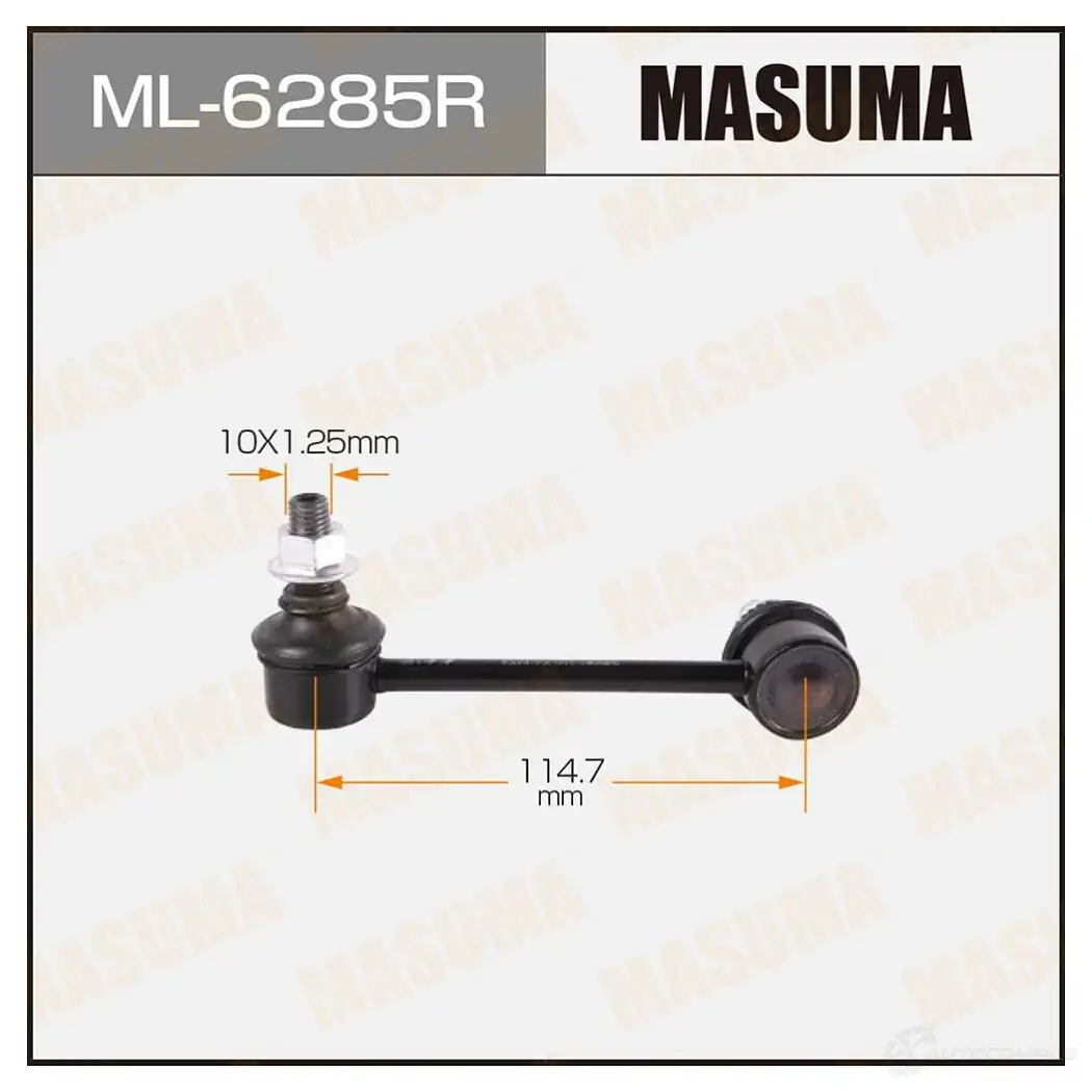 Стойка (линк) стабилизатора MASUMA 1422882896 ML-6285R RRK3 QWD изображение 0