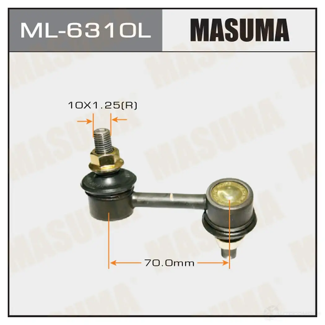Стойка (линк) стабилизатора MASUMA ML-6310L 1422882855 BLN2 81 изображение 0