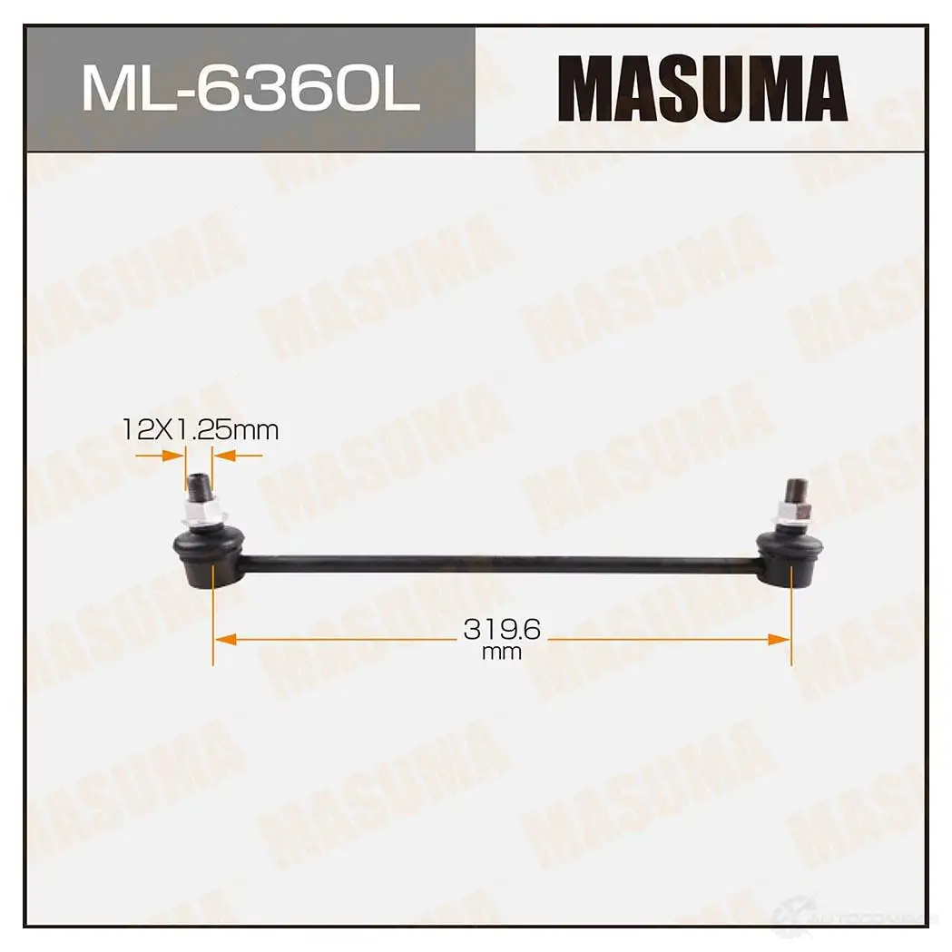 Стойка (линк) стабилизатора MASUMA 1439698417 MK TIXT ML-6360L изображение 0