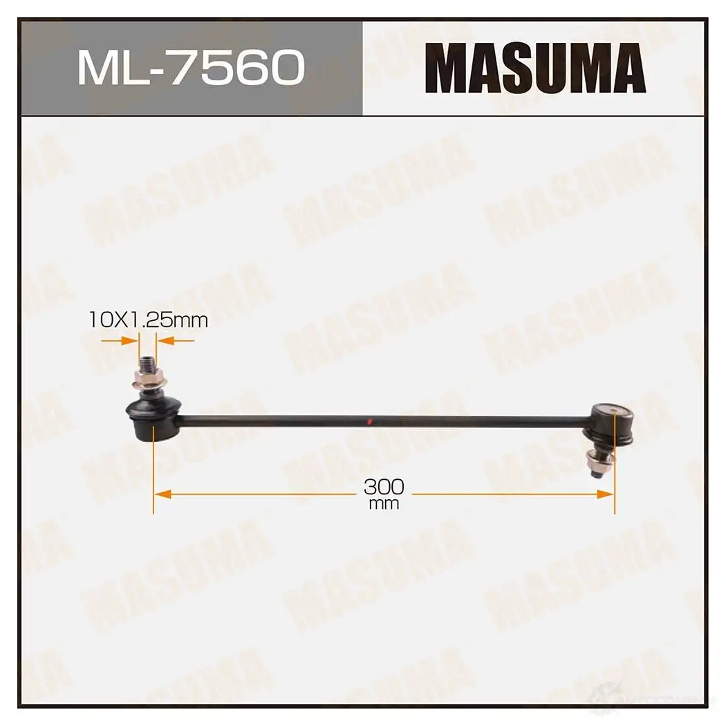 Стойка (линк) стабилизатора MASUMA ML-7560 1422882764 8P6CT 9L изображение 0